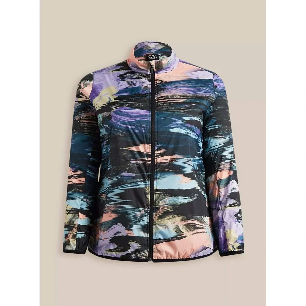 Torrid Womens Plus 0 Happy Camper Polyester Woven Lightweight Active Jacket - Picture 1 of 15
